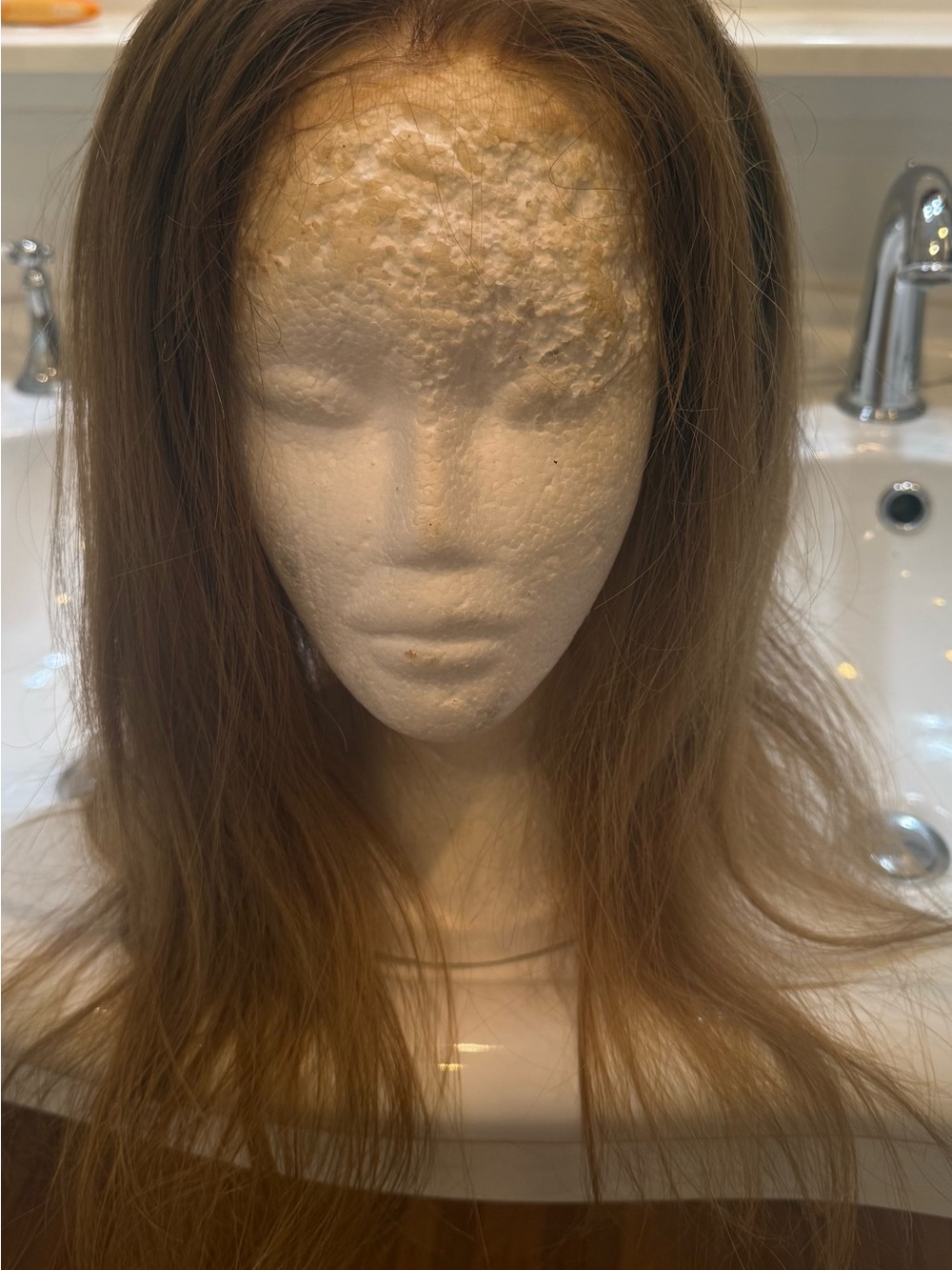 Premium Women’s Brown Long Straight Wig - Stylish Natural Look